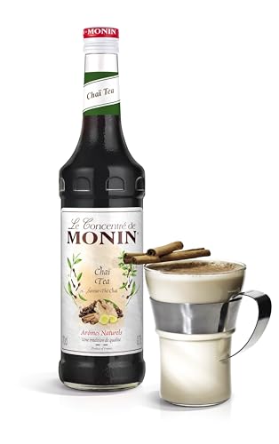 Monin Concentrate Syrup, Vegan Friendly, Allergen Free, Chai Tea, 700 ml, Pack of 1