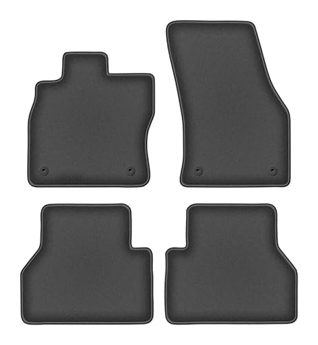 Tapis Polyamide Graphite Haut de Gamme pour Volkswagen Caddy IV 2020