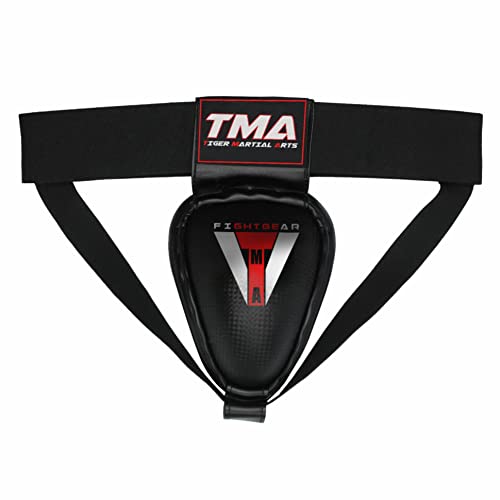 TMA Metal Pro Groin Guard Protector MMA Cup Boxing Abdo Muay Thai Steel Iron (XL)