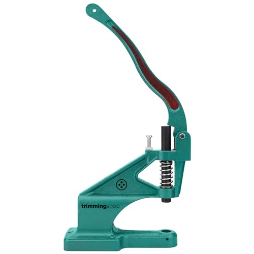 Trimming Shop Verde Macchina Resistente Pressione a Mano Macchina Passacavo Kam Snap Rivetti Occhielli Installazione Macchina per Tessuto Abbigliamento Fai da Te Artigianato Progetto