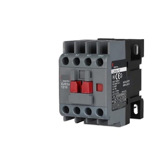 Contacteur ca CJX2 LC1 12A 3 pôles pour montage sur rail DIN AC380V