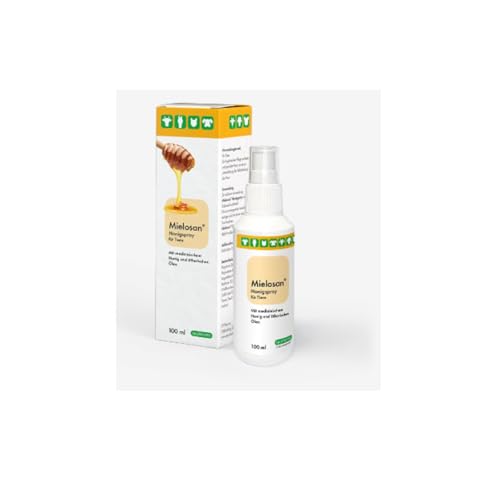 cp pharma Mielosan Honigspray | 100 ml | Pflegespray für Tiere | Mit medizinischem Honig