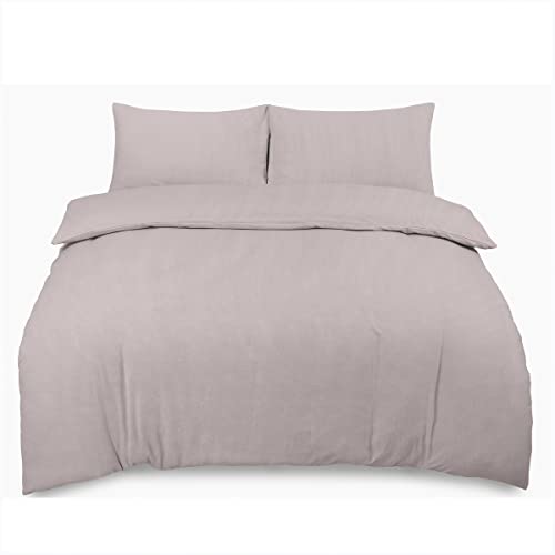 GC GAVENO CAVAILIA Flannel Double Duvet Cover, Grey