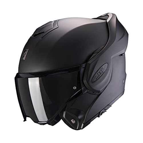 Casque de moto Scorpion Exo Tech Solid modulable noir mat taille S
