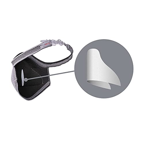 Fiber Knit Máscara Esportiva, Rosa, Tamanho M