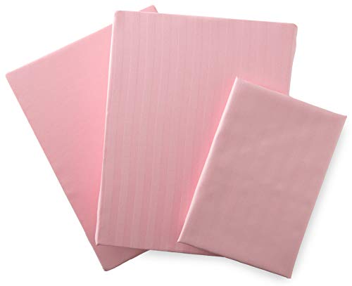 Niceday  布団カバー 3点セット シングル  抗菌 防臭 部屋干し臭防止 洗える 速乾 ホテルタイプ ピンク 55970101