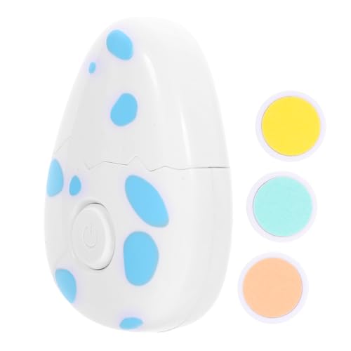 WOONEKY Nail Trimmer for Baby Electric Baby Nail Polisher Safe Material Easy to Install Grinding Pads Dinosaur Egg Design for Boys and Girls