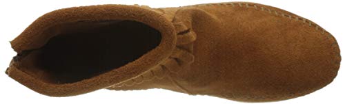 Minnetonka Children's Back Zipper Boot, Brown, 7 M Toddler #TOP4