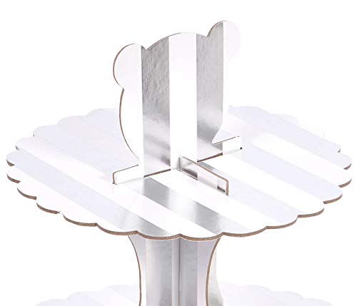 Alzata per Muffin Bomboniere Porta Cupcake a 3