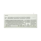 CHERRY G80-3000, Tastiera Meccanica a Filo, Layout UE, (QWERTY), Connessione USB, Robusto, Tasti Programmabili, Interruttori MX BLUE Grigio Chiaro