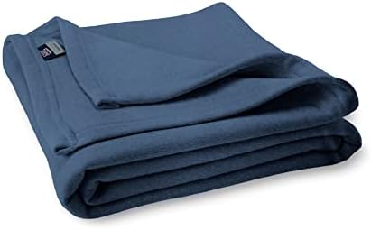 MV Sport Oversized Sweatshirt Blanket – Lightweight Blanket – Fleece Knit Blanket (Royal Heather)