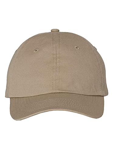 Valucap - Small Fit Bio-Washed Dad Hat - VC300Y - Adjustable - Khaki