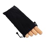 NULYLU 木製クラベス リズムスティック 音楽打楽器 幼児用パーカッション楽器 収納バッグ付き 家庭 学校 キャンプ用 2ペア