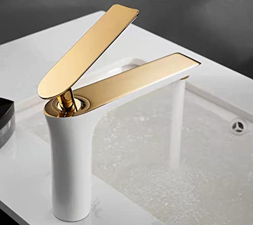 Robinet pistolet gris noir or mitigeur lavabo haut de gamme robuste - 5