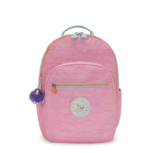 Image of Kipling Women's Seoul Extra Large 17 inch Laptop Backpack, Durable, Roomy with Padded Shoulder Straps, Built-In Protective Sleeve