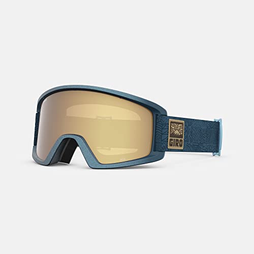 Giro Dylan lunettes de ski pour femmes et jeunes avec double écran ambre et jaune