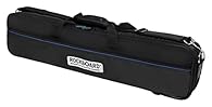 Gig bag for the RockBoard 2.3 DUO pedalboard Robust, water-repellent RokTex surface Removable, adjustable, padded shoulder strap 2-way zip (10 mm wide) with nylon pendant Reinforced base made of PVC (polyvinyl chloride) - padded double carry handle 1...