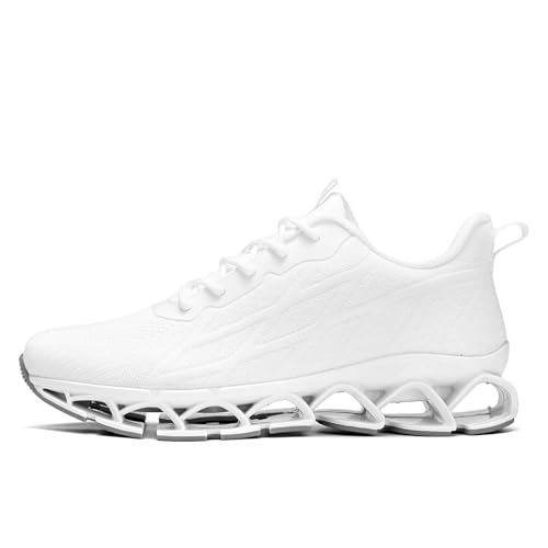 Image of Mens Running Shoes Casual Sport Athletic Fashion Walking Sneakers Lace up Blade Non Slip Breathable Mesh