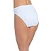 Jockey Women's Underwear Elance French Cut - 6 Pack, White, 6