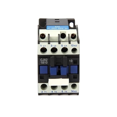 Contacteur AC 110V CJX2-1810 triphasé sur rail DIN pour moteur électrique