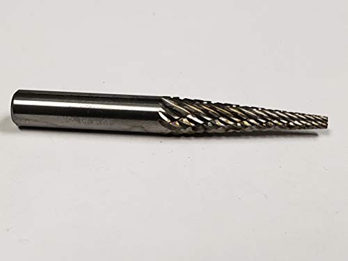 Fresa Carburo Sólido 11407 Punta Cono 1/4" miniatura 3