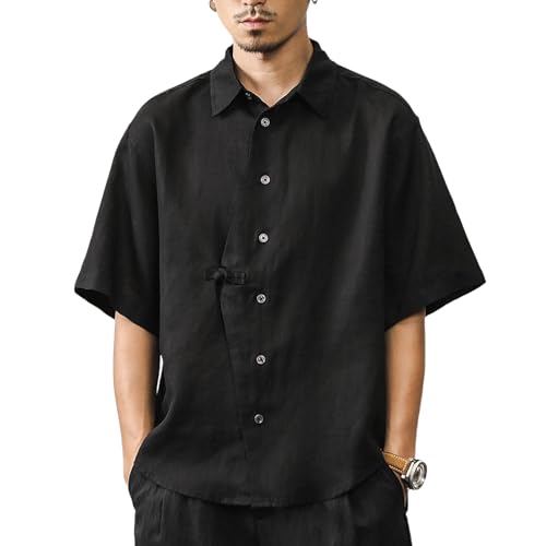 Chemise tencel lin homme coupe relaxée anti-transpiration pour rester frais cet été