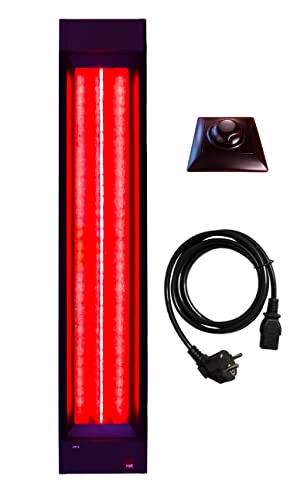 SET B-Ware, Infrarotmed Infrarotstrahler 500W, Regler und Netzkabel für Sauna und IR-Kabine, Schwarz