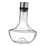 Decantador de vino: para contener cerveza, vodka, whisky, etc, decantador de vino de cristal