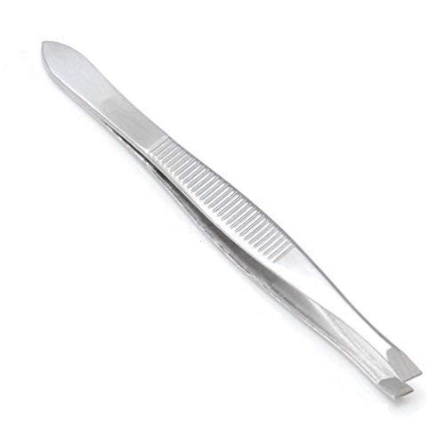 Spire Small 9Cm Handheld (3.5 Inches) Eyebrow Tweezer With Slant Tip For Shaping Eyebrows,Eyebrow Plucking, Tweezing Removing Chin Hair Black Heads Ingrown Hair For Women/Men #TOP7