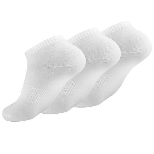 Unisex Ankle Socks 3-Pack Lightweight Cotton Blend Comfortable Low-Cut Socks for Everyday Use