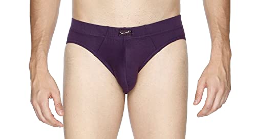 Image of Semantic Men's Solid Cotton Brief Underwear - Pack of 3