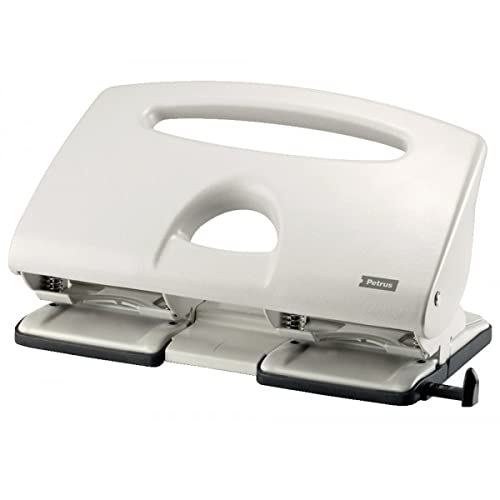 Taladrador petrus 505 metalico color gris 4 punzones capacidad 40 hojas