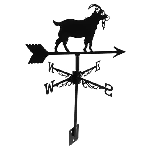 TOYANDONA Girouette De Jardin en Métal 55Cm Indicateur De Vent Extérieur pour Décoration De Jardin Ferme Pelouse Patio