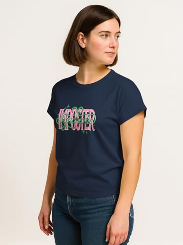 Image of HELLCAT Mulitcolor Trendy Printed Body Fit T-Shirt for Women | Pack of 1 T-Shirt