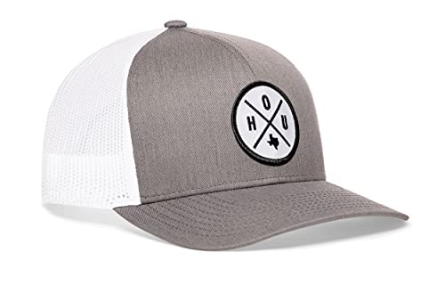Image of HAKA State City Trucker Hat for Men & Women, Adjustable Baseball Hat, Mesh Snapback, Sturdy Outdoor Black Golf Hat