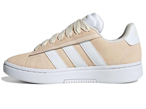 adidas Grand Court Alpha Tênis feminino, Branco Maravilha/Branco/Branco Maravilha, 39