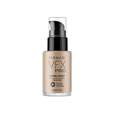 Farmasi VFX Pro Camera Ready, 30 mL Liquid Cream, Lightweight Long Lasting Coverage, Face Makeup, Foundation 10 (Natural Beige) Cover
