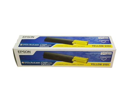 Toner Jaune C13S050191 Epson Aculaser CX 11 NFT Supprime les Traces de Fin de Vie