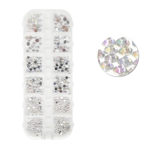 GOODYSHOP �y ��e�� �z ���C�� �X�g�[�� �A�N���� �p�[�c 2mm 3mm 4mm �l�C�� �A�[�g ��| �ߑ� GD-RHINESTON-CR-AB