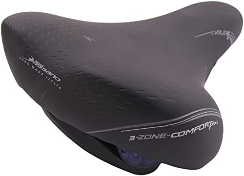Selle Bassano Unisex-Adult Volare Sattel, schwarz, XXL Cover