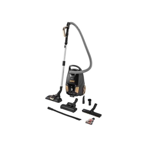 600 W 59 DB Aspirateur avec Sac, Noir