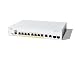 Produktbild Cisco Catalyst 1300-8P-E-2G-Managed-Switch, 8-Port-GE, PoE, EXT. PS, 2 x 1-GE-Kombi, eingeschränkter Lebenszeitschutz (C1300-8P-E-2G)