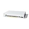 Cisco Catalyst 1300-8FP-2G – Switch gestionado, 8 puertos GE, PoE completo, combo 2x1GE, protección limitada de por vida (C1300-8FP-2G)