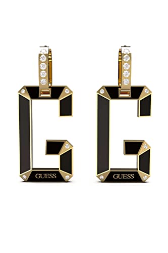 Guess Damen-Ohrringe Edelstahl mit Zirkonia, Misura Unica, Edelstahl,...