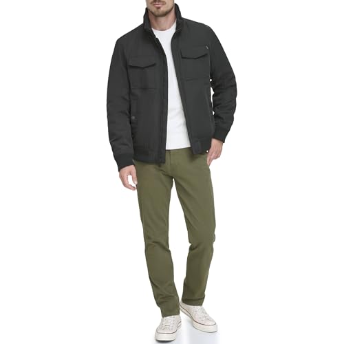 Image of DOCKERS Men's Quilted Lined Flight Bomber Jacket