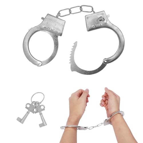 Gvhntk Police Costume Accessories Hat Policeman Badge Cop Handcuffs Swat Police Officer Theme Party Halloween Cosplay - Thumbnail 2