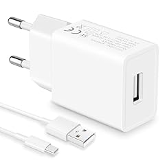 MatauMahi Caricatore USB 5V1A e cavo USB Tipo-C, Presa USB da 5W con Cavo, Alimentatore USB, Spina Adattatore, Caricabatterie per Telefoni Cellulari, Tablet, Powerbank, Cuffie Bluetooth e Altro Ancora