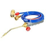 Kodilin Brazing Torch Kit for MAPP Gas & Propane, Brass & Stainless Steel Cutting Torch Kit, Welding Torch Set for Soldering, Jewelry, HVAC, Glass Blowing