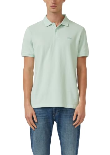 s.Oliver Herren Poloshirt – Regular Fit, Piqué, Logo-Stickerei – Ansicht 1