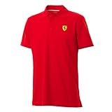 Farbe: Rot Offizieller Ferrari Polo Scuderia Rote Größe M